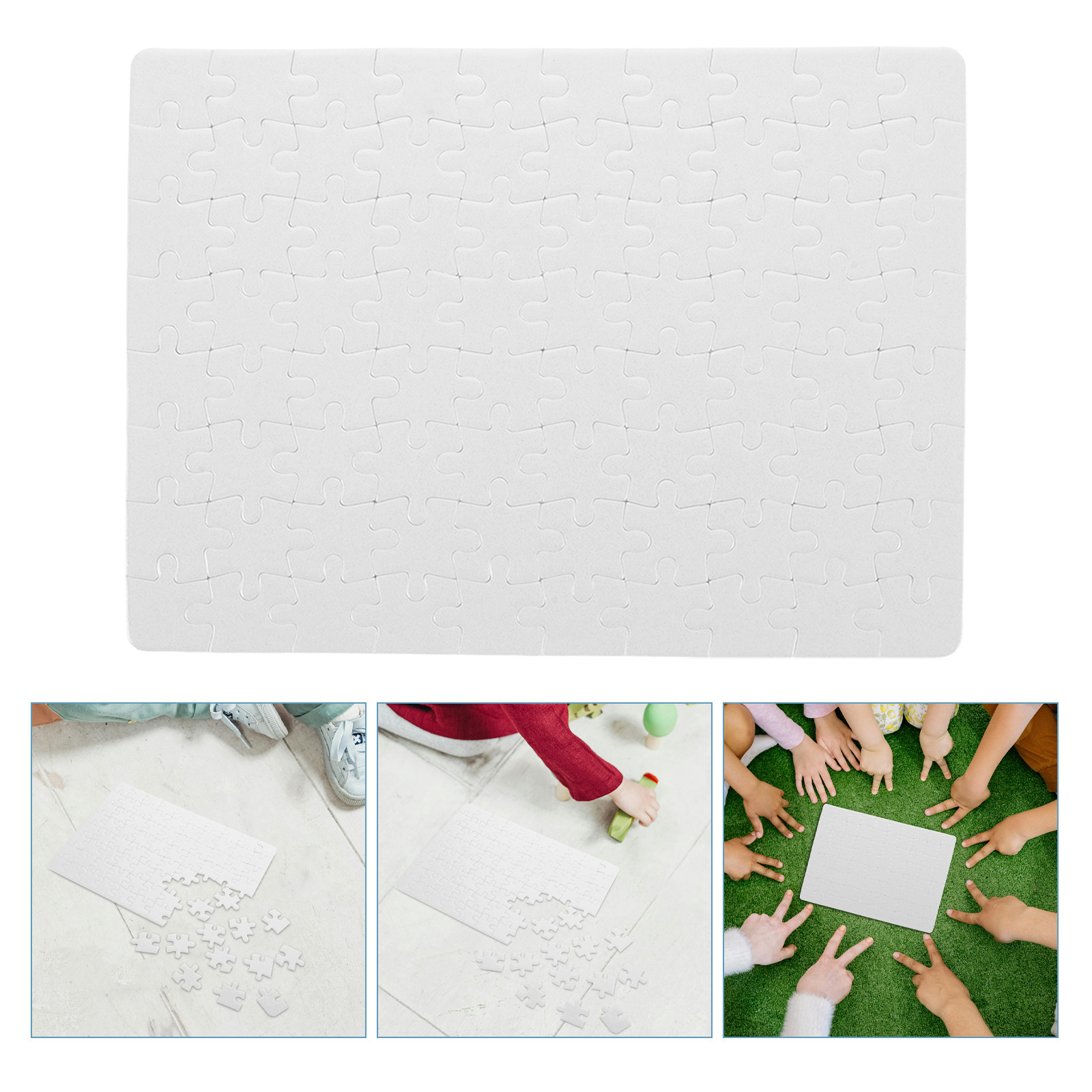 4Sheets Blank Jigsaw Puzzle Su - Puzzle Blank White 评论和价格