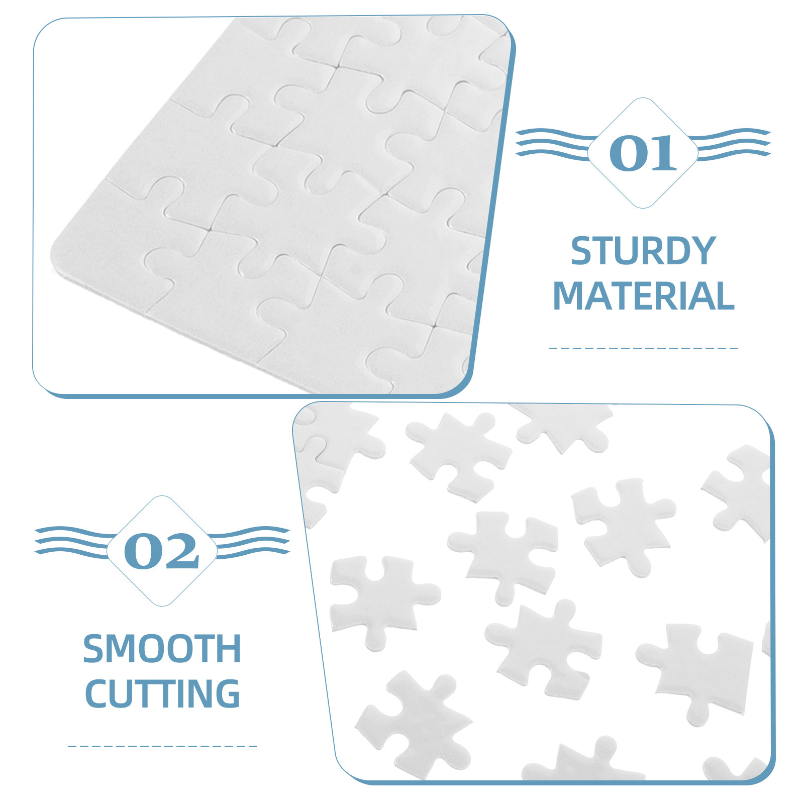4Sheets Blank Puzzles for Subl - Puzzle Blank White 评论和价格