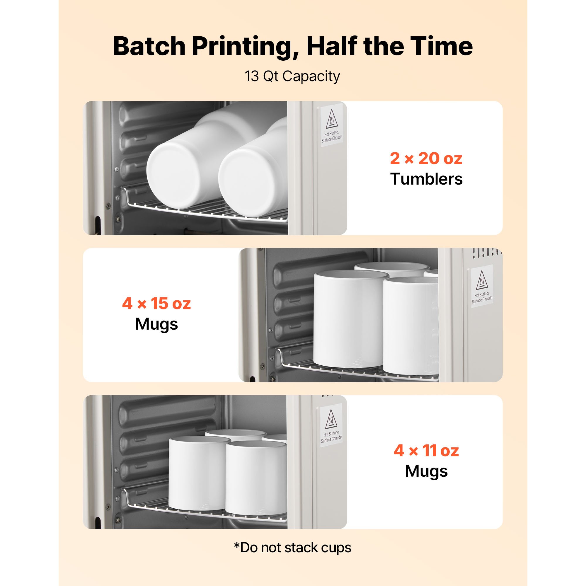 VEVOR Sublimation Oven Machine - Sublimation Mug White 评论和价格